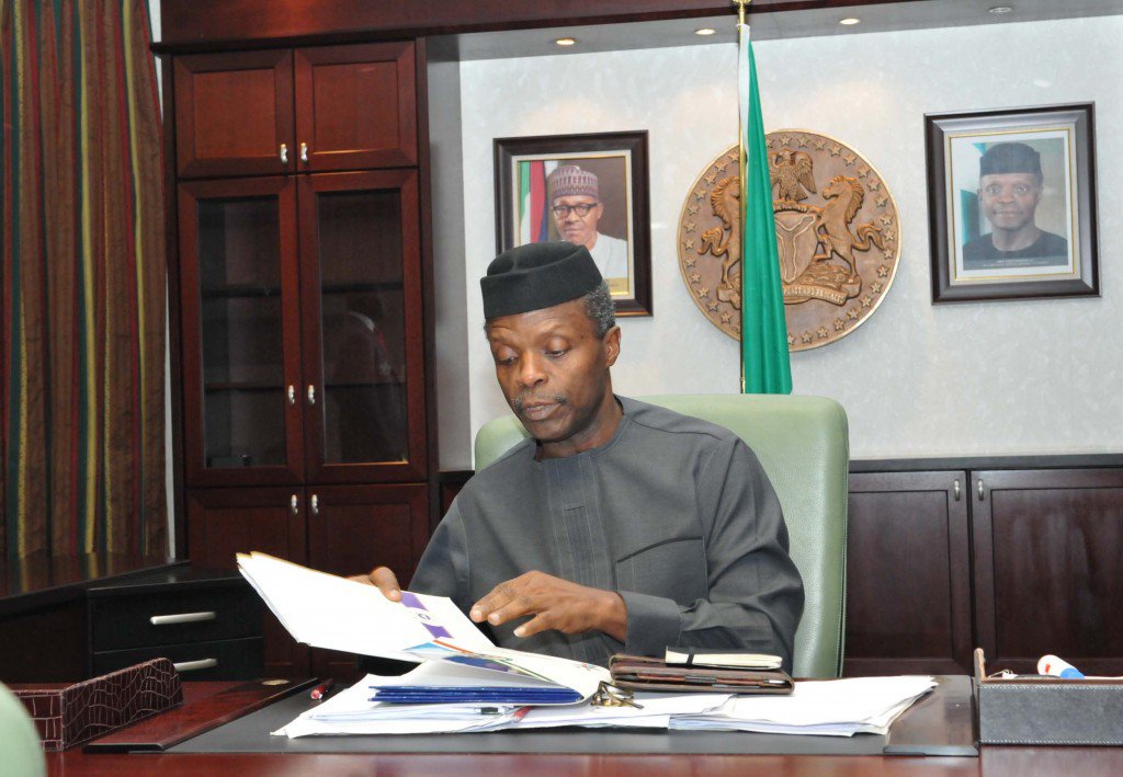 Yemi Osinbajo, Nigeria Acting President
