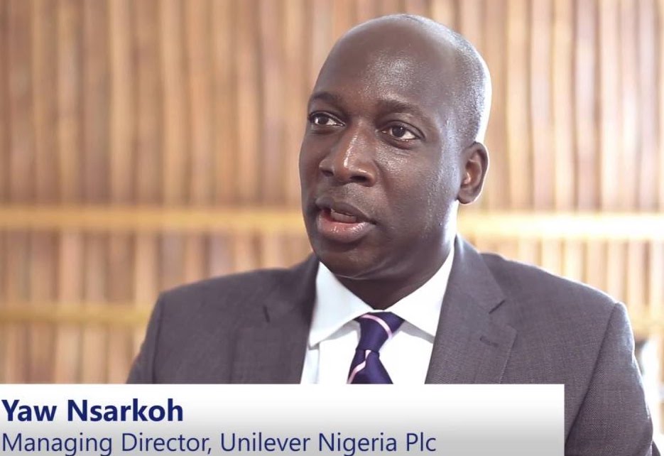 Yaw Nsarkoh, Unilever's managing director