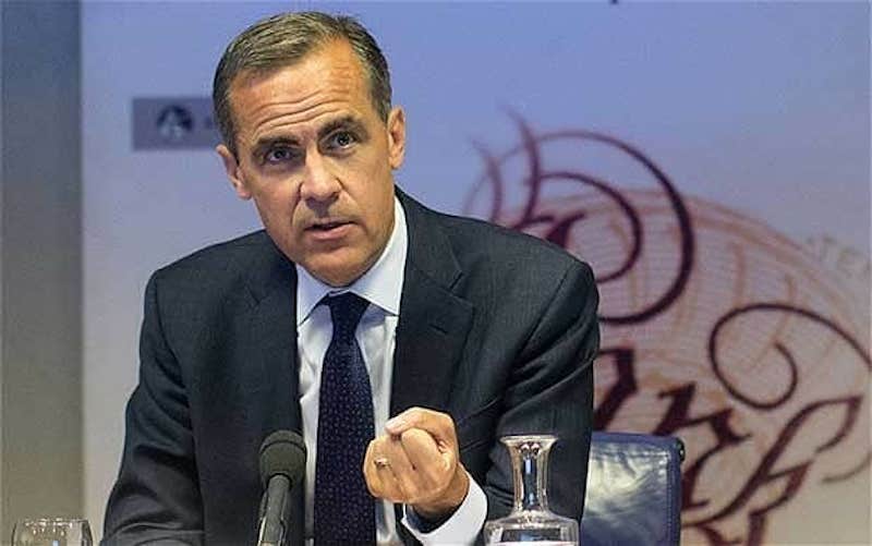 Mark Carney, Governor BOE