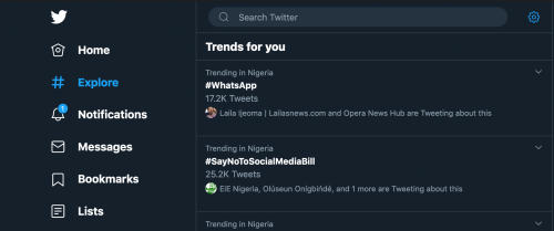 #SayNoToSocialMediaBill trends on Twitter as Nigerians reject proposed hate speech bill