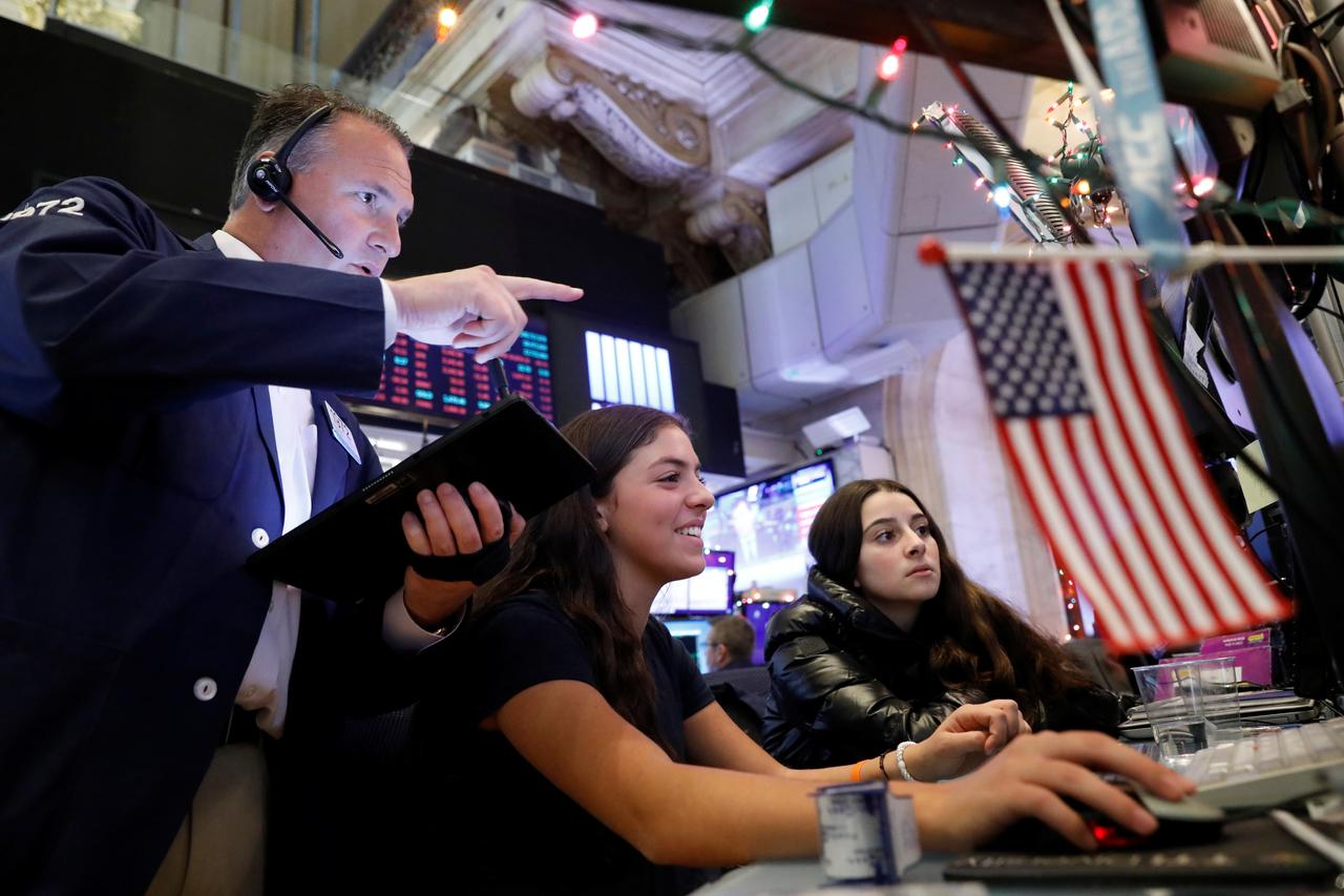 Wall Street opens at record high as trade optimism persists