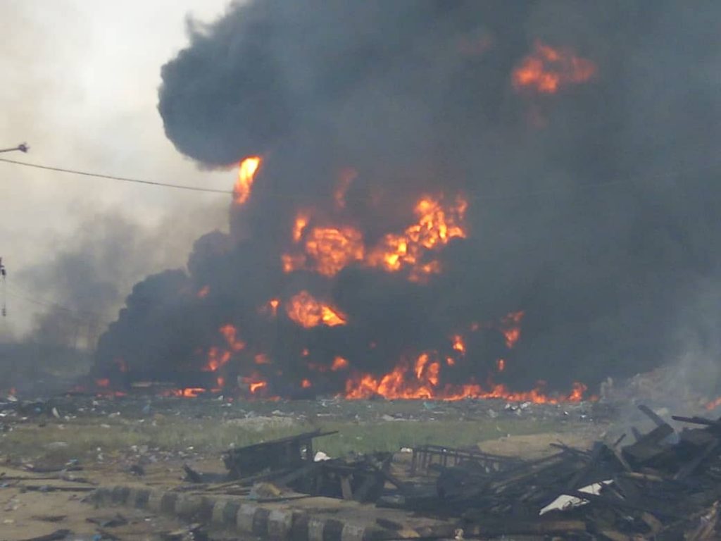BREAKING: Pipeline explosion rocks Lagos