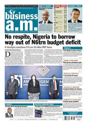 Business a.m. newspaper || Monday – Sunday: 4th - 10th May 2020