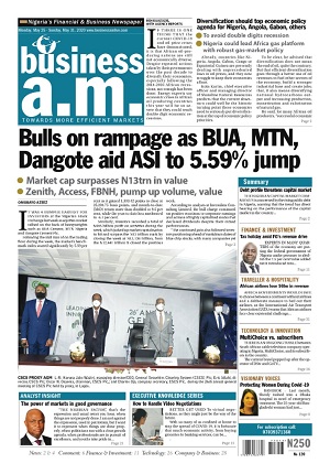 Business a.m. newspaper || Monday – Sunday: 25th - 31st May 2020