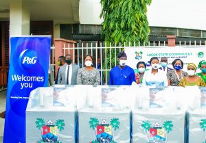 P&G supports Lagos State hygiene campaign with 100 handwashing stations,  8,000 soaps in fight against COVID-19