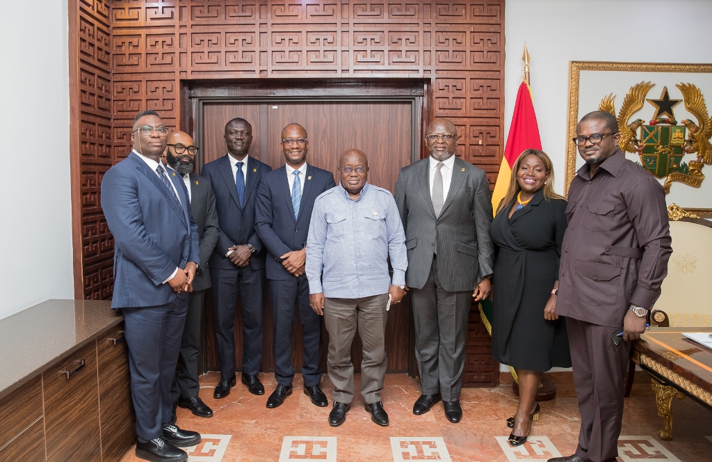 FirstBank delegation visits President of Ghana 