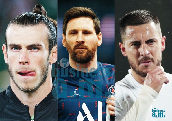 Bale, Hazard, Messi top list of world's highest paid footballers per minute