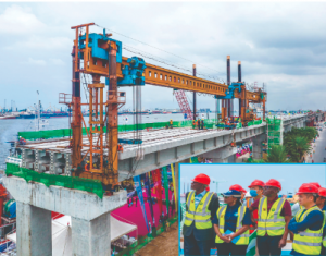 Lagos blue rail line nears completion, launches final track beam
