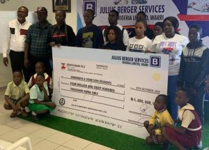 Julius Berger Services offers scholarships to students in host communities