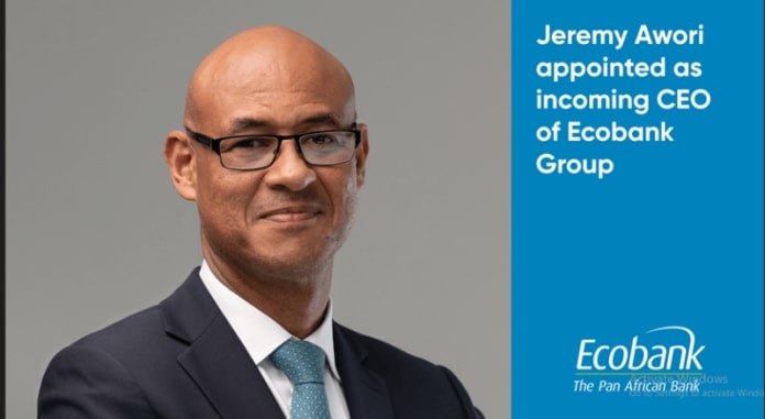 Ecobank’s new CEO, Jeremy Awori assumes office as Ade Ayeyemi retires