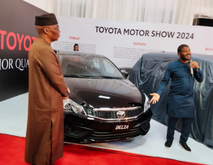 Belta, Rumion unveiled at maiden Toyota Motor show in Nigeria
